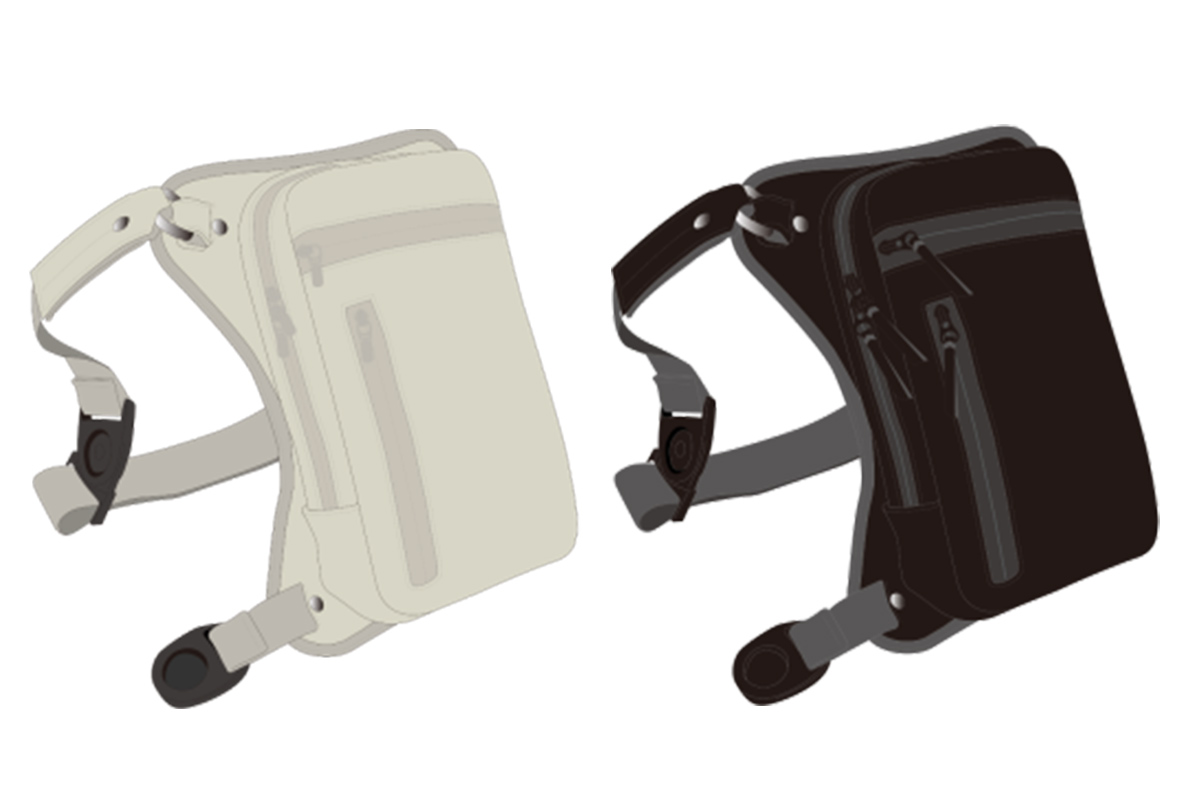 完全受注生産のエグザリートレザー×2ウェイレッグバッグが登場