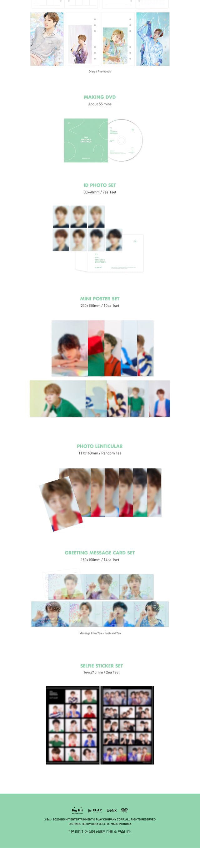 BTS - [2020 Season's Greetings] – kpopalbums.com