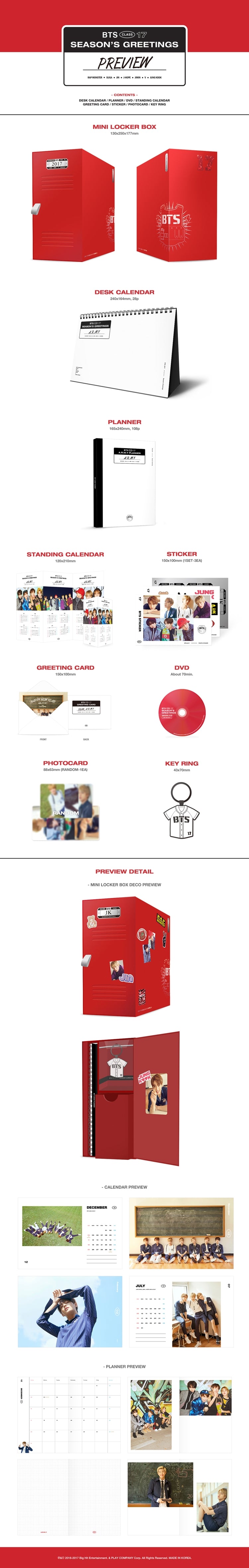 BTS - [2017 SEASON'S GREETINGS] – kpopalbums.com