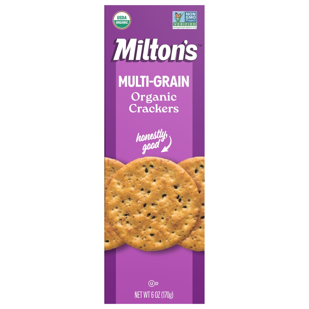Milton's® Craft Bakers Organic Multi Grain Gourmet Crackers, 6 oz