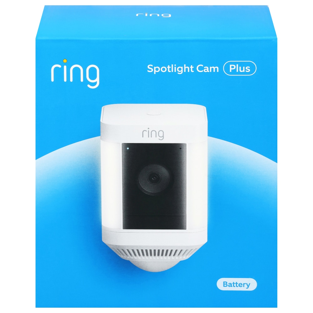 Ring Spotlight Cam Plus Home Security Camera - White, 1 ct - Kroger