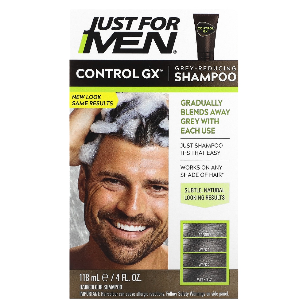 Just For Men® Control GX® Grey Reducing Hair Color Shampoo, 4 fl