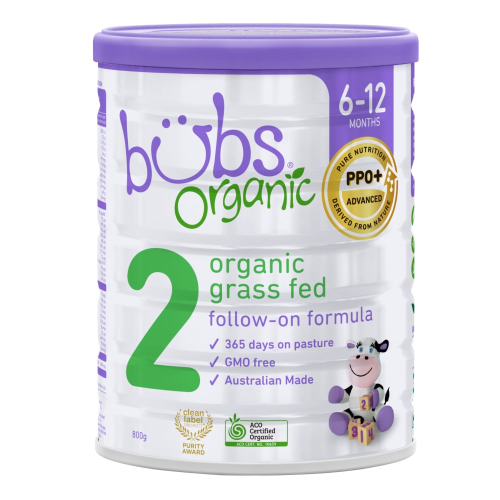 Bubs Organic® Grass Fed Stage 2 Infant Formula Powder, 28.2 oz