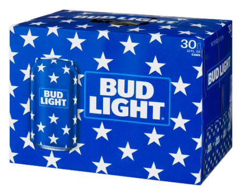 Bud Light Beer, 30 cans / 12 fl oz - Kroger