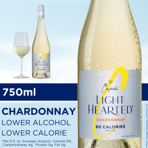 Cupcake Lighthearted Chardonnay California White Wine, 750 ml - Kroger