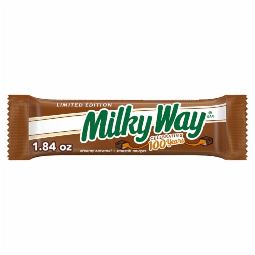 Milky Way Milk Chocolate Candy Bar Full Size Bar, 1.84 oz - Gerbes