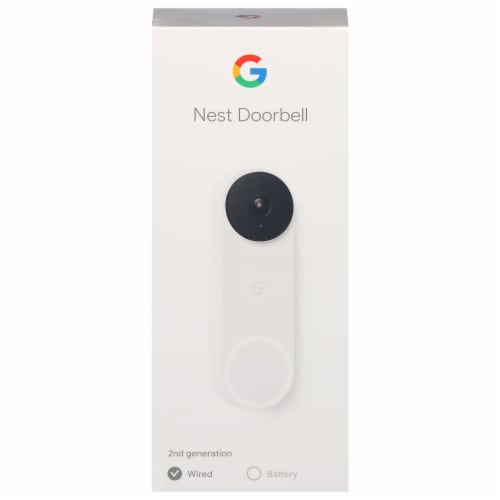 Google Nest Video Doorbell (Battery) - White, 1 ct - Metro Market