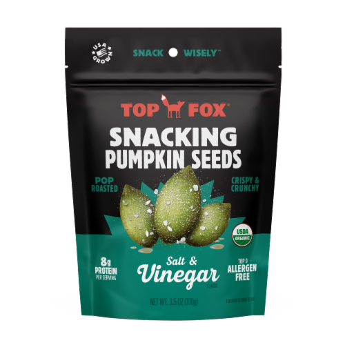 Top Fox® Pop-Roasted Salt & Vinegar Pumpkin Seeds, 3.5 oz - Kroger
