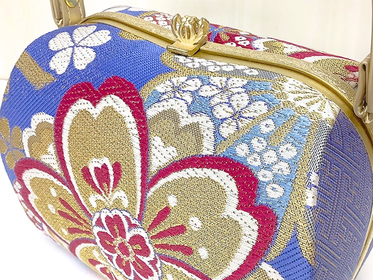 彩小径】草履バッグセット 青系 草履フリー 159015 - きもの館【久五郎】