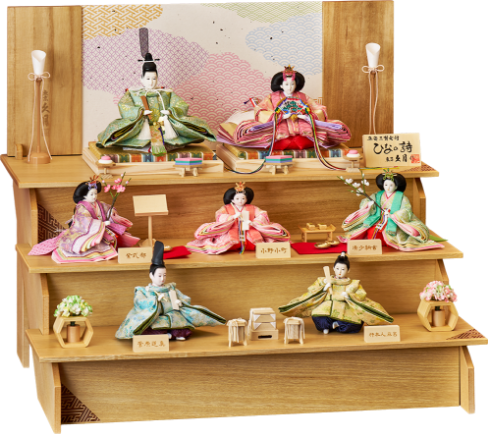 Hina dolls | 雛人形（ひな人形）、五月人形、羽子板、破魔弓は人形の久月