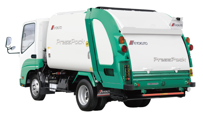 2t～3.5t車級プレス式ごみ収集車「プレスパック®」 | 製品情報 | 極東