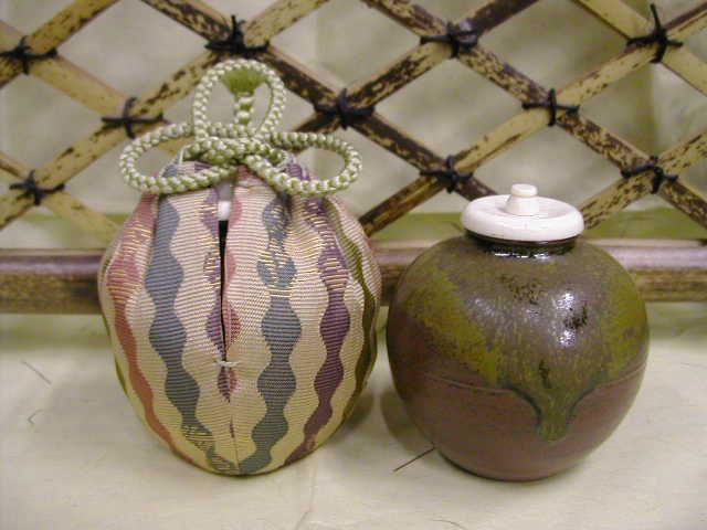 茶道具】丹波茶入 陶春作 茶入100 茶道具】丹波茶入 陶春作 茶入100