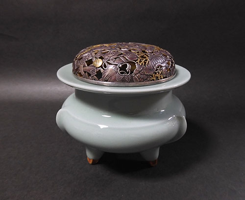 二代 諏訪蘇山 青磁香炉 ＜共箱・二重箱＞ 販売 | 【骨董品買取】日本