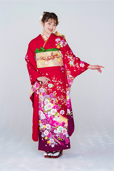 赤の振袖｜成人式の振袖レンタルなら京都きもの友禅