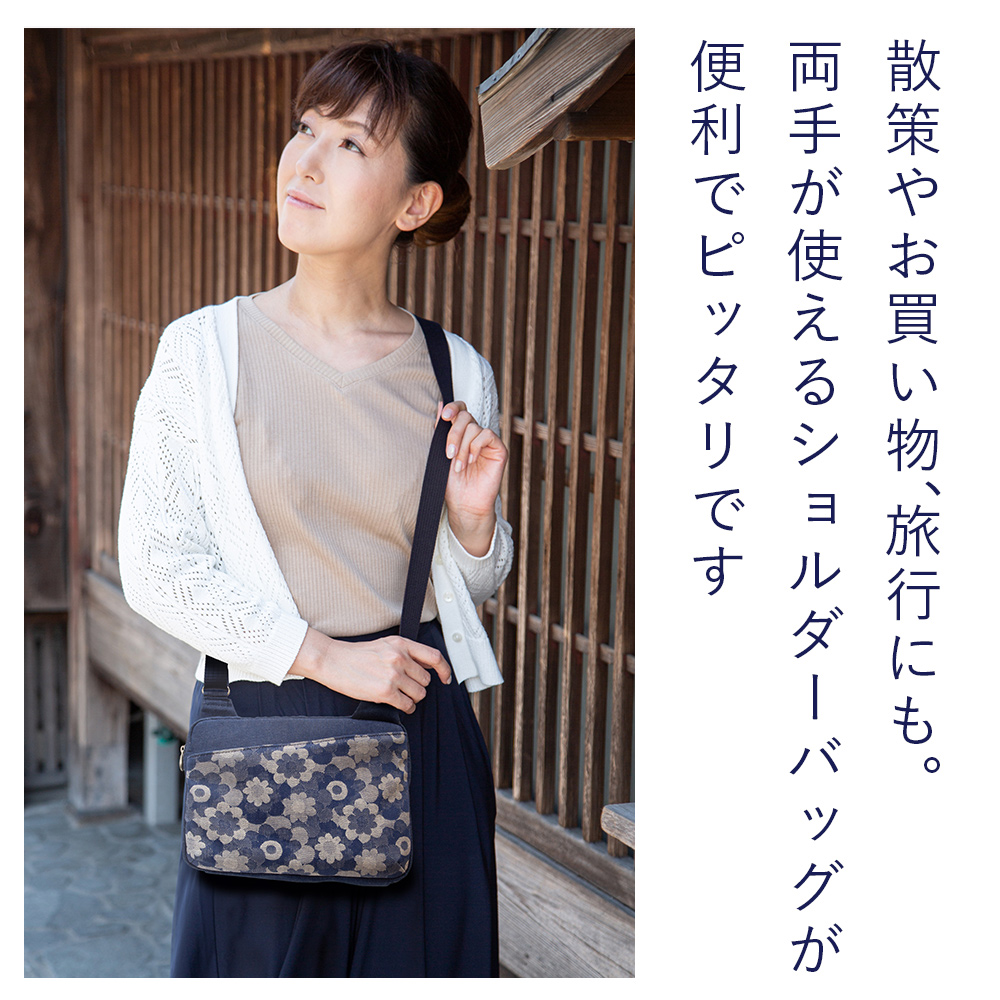 creareきき] ショルダーバッグ レディース 斜めがけ 軽量 薄型 ミニ