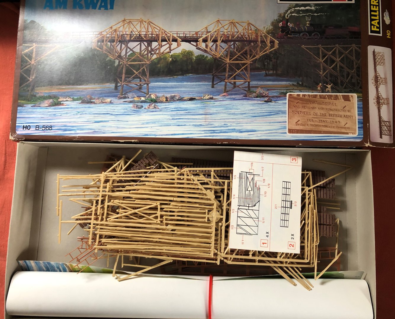 Faller B-568 Die Brücke am Kwai Modellbausatz im Maßstab 1:87 H0