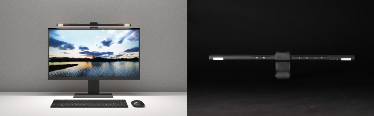 机上も顔映りも明るく、照明メーカーが開発したフェイスライト付きLED