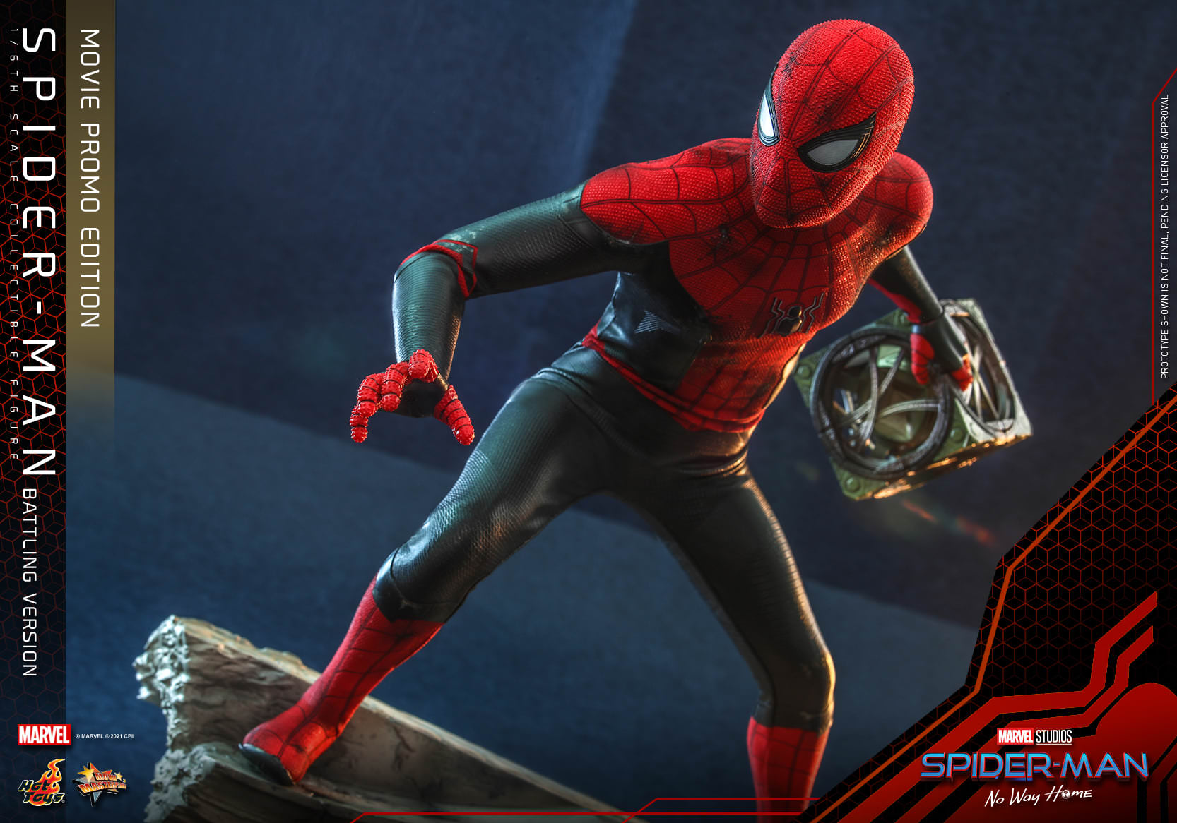 Hot Toys MMS 625 Spider-Man : No Way Home – Battling Version – Hot
