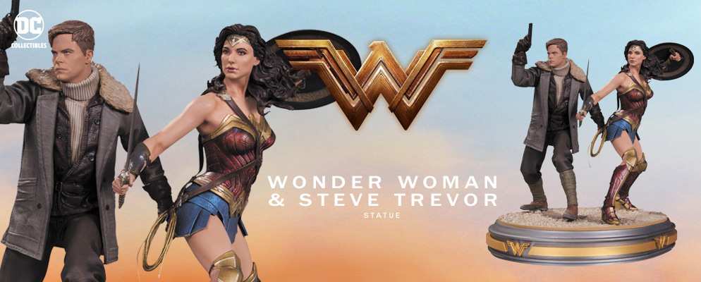 ワンダーウーマン』【DC スタチュー】ワンダーウーマン＆スティーブ
