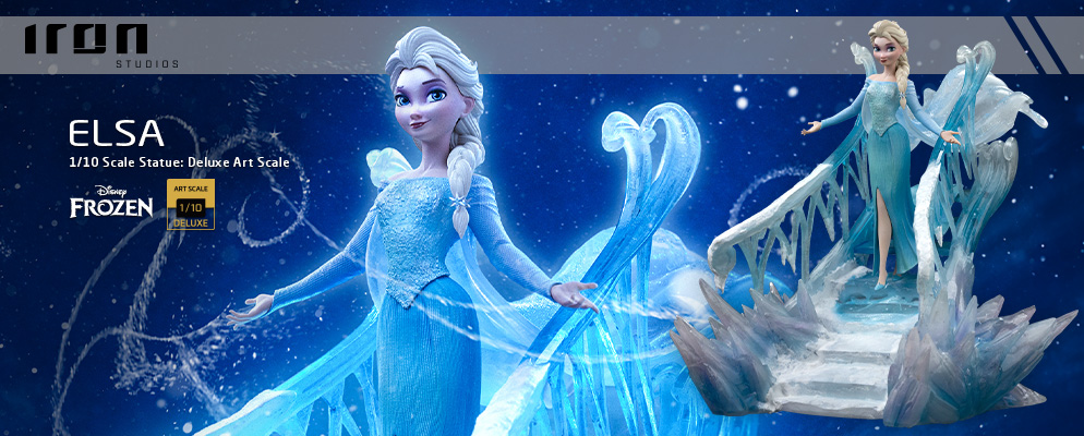 アナと雪の女王』【アイアン・スタジオ スタチュー】「デラックス