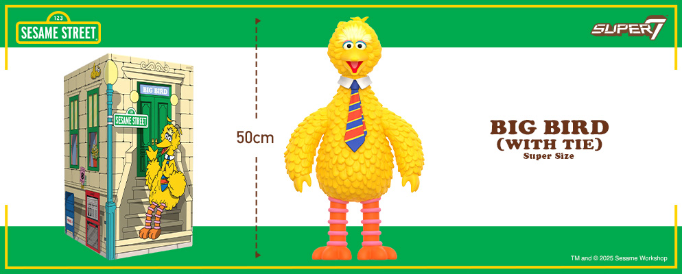 スーパー・サイズ】『セサミストリート』ビッグバード （ネクタイ