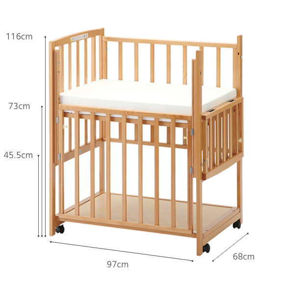 C-3T ツーオープン コンパクト ナチュラル::ホクソンベビー
