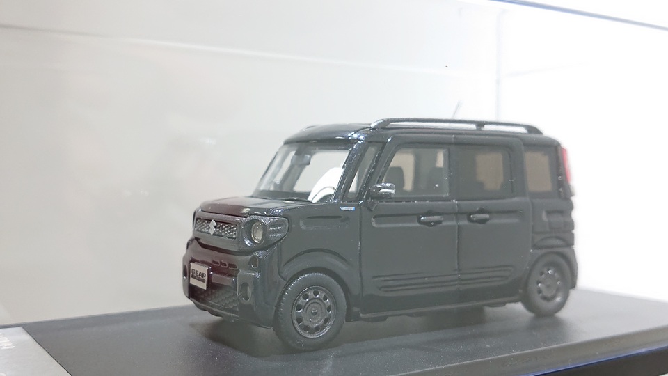 Hi Story 1/43 SUZUKI Spacia GEAR HYBRID XZ TURBO 2019 Blueish