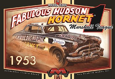 Moebius Marshall Teague's 1953 Fabulous Hudson Hornet Stock Car