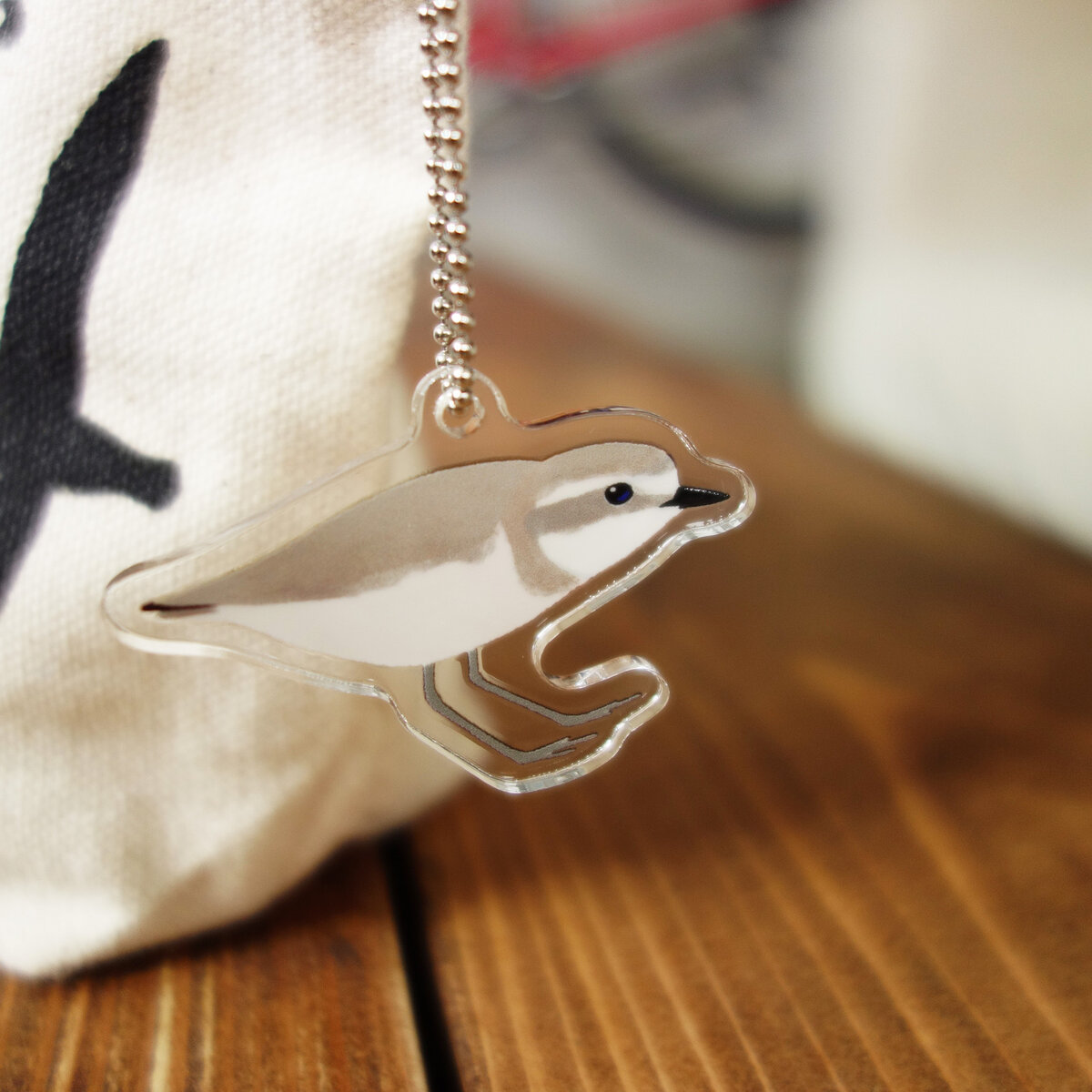 メダイチドリのアクリルキーホルダー Hobby's World｜野鳥撮影やバード