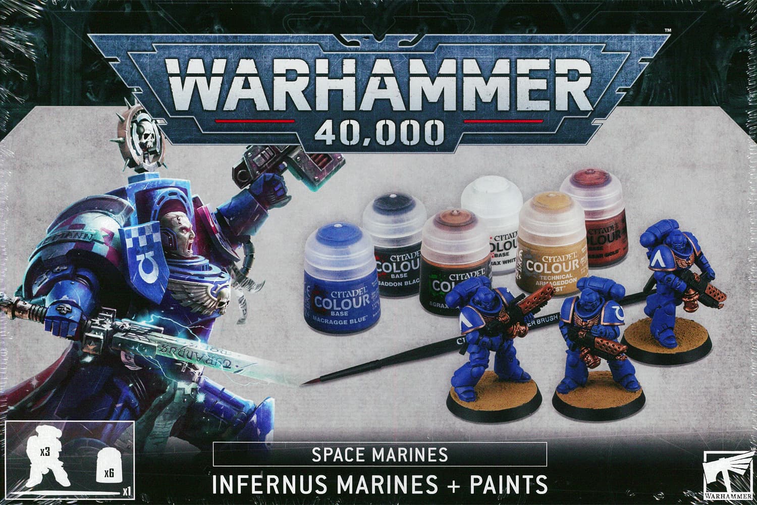 SPACE MARINES: INFERNUS MARINES + PAINTS