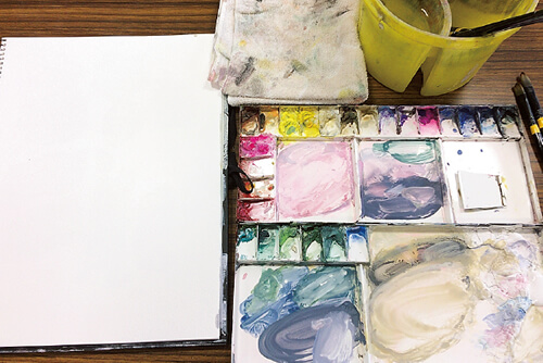 第1回「山本佳子の不透明水彩〈ガッシュ〉集中講座」｜ ホルベイン