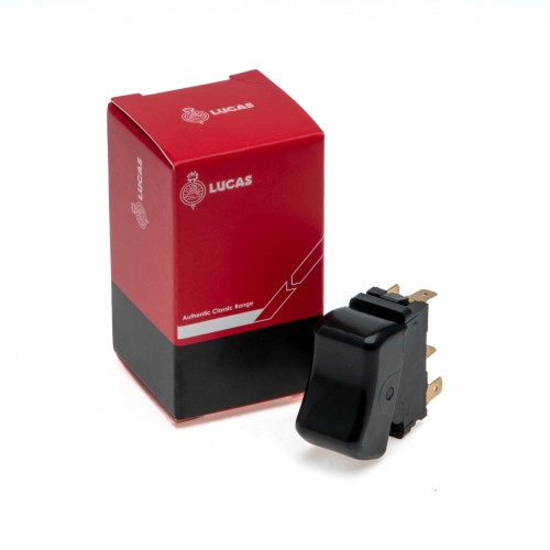 Lucas 39691 152SA Rocker switch, off/on with 6 terminals. Used as