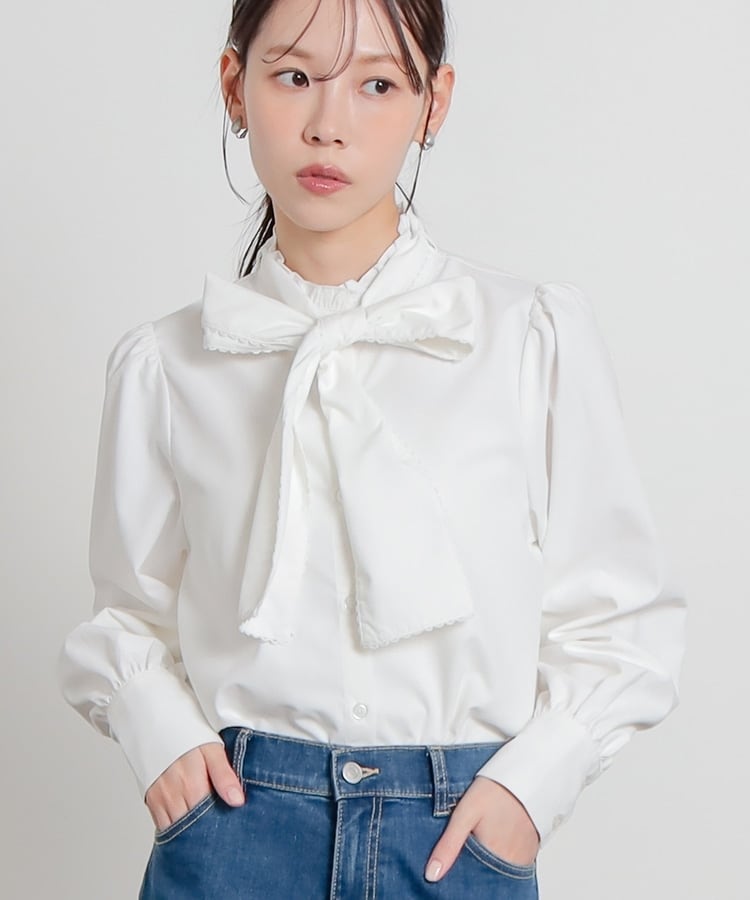 ボウタイブラウス: トップス｜ハニーズ公式通販