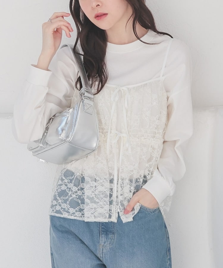 レースキャミソール: トップス｜ハニーズ公式通販