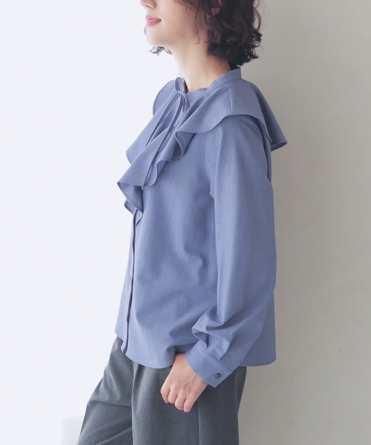 フリルカラーブラウス: トップス｜ハニーズ公式通販