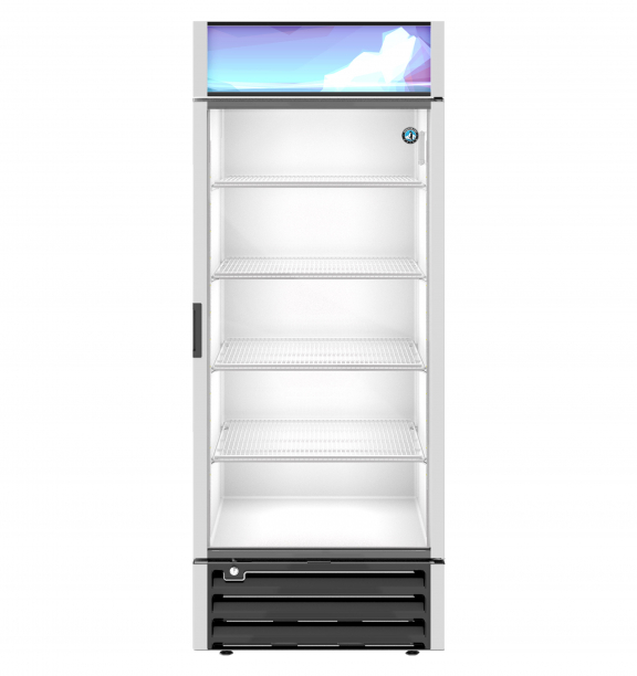 RM-10-HC, Refrigerator, Single Section Glass Door Merchandiser