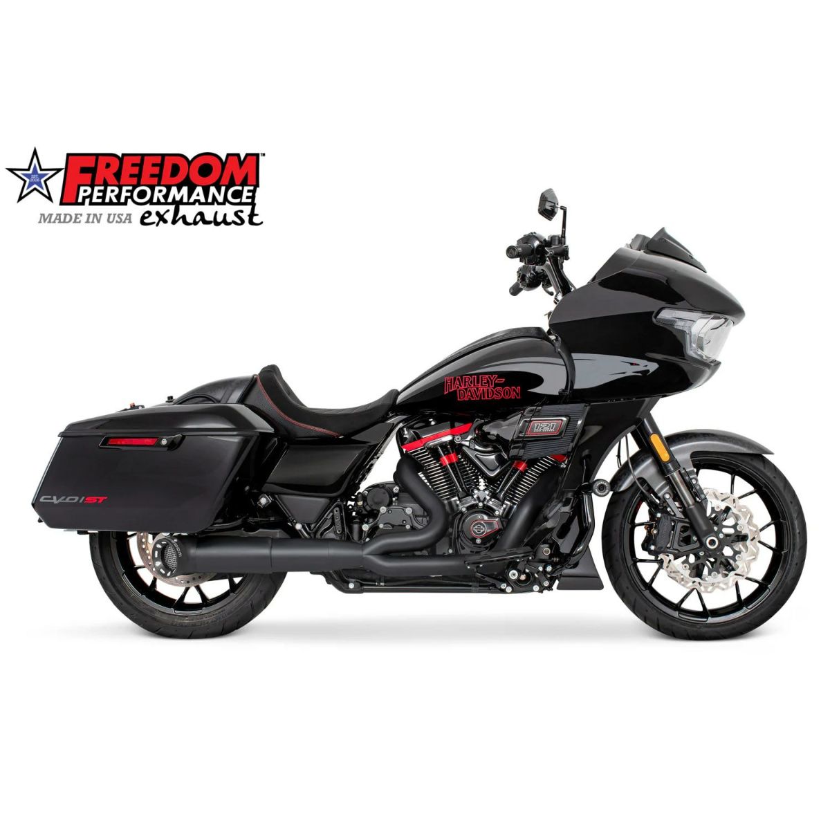 ハーレーツーリングモデル×2in1ショートエキゾースト」 重厚感ある