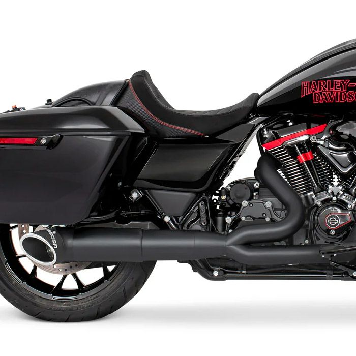 ハーレーツーリングモデル×2in1ショートエキゾースト」 重厚感ある