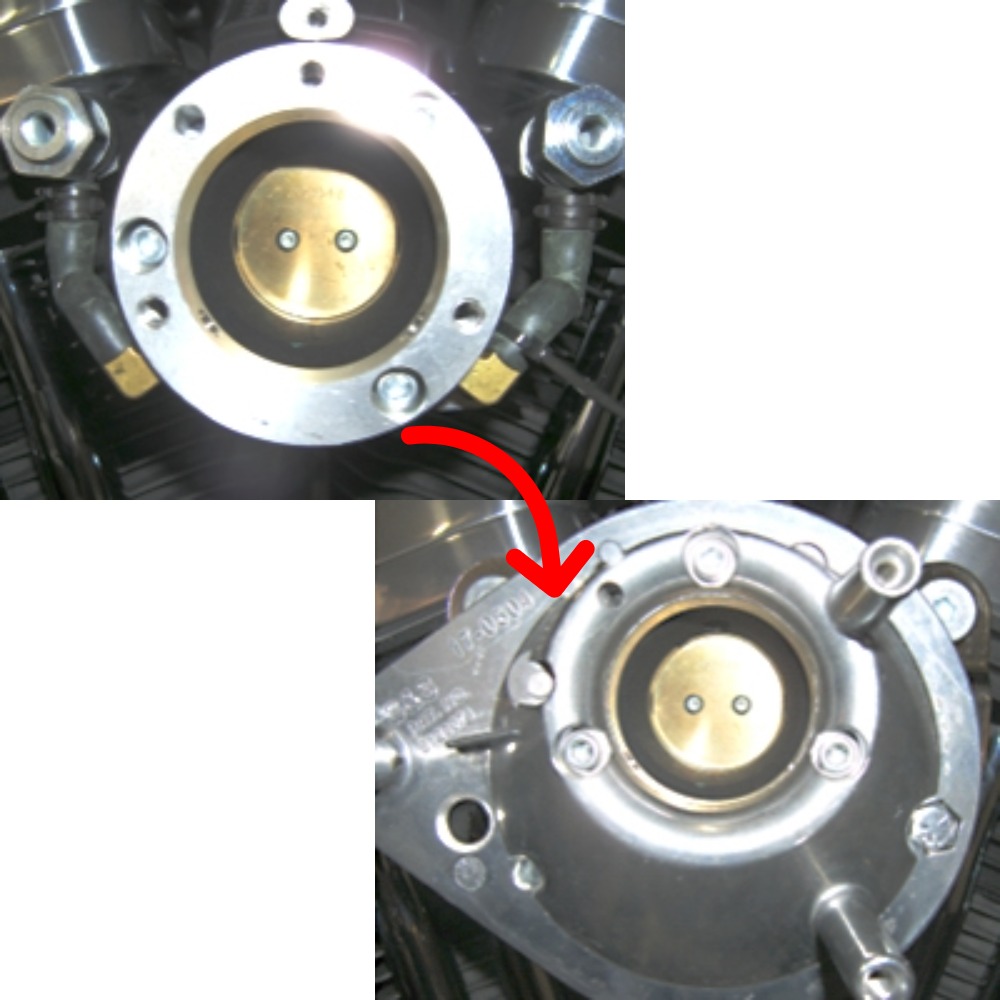 S&Sエアクリーナーキット取り付け（'07以降XLスポーツスター