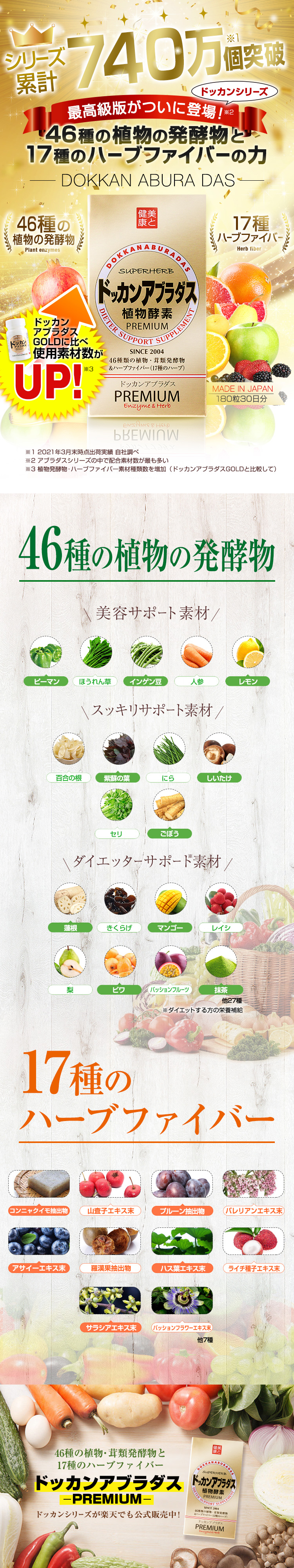 ドッカンアブラダスPREMIUM｜主要取扱商品一覧｜株式会社ヘルシー