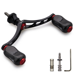 HEIGHTEN 98mm リール ハンドル 21mm カーボン ノブ 搭載 シマノ