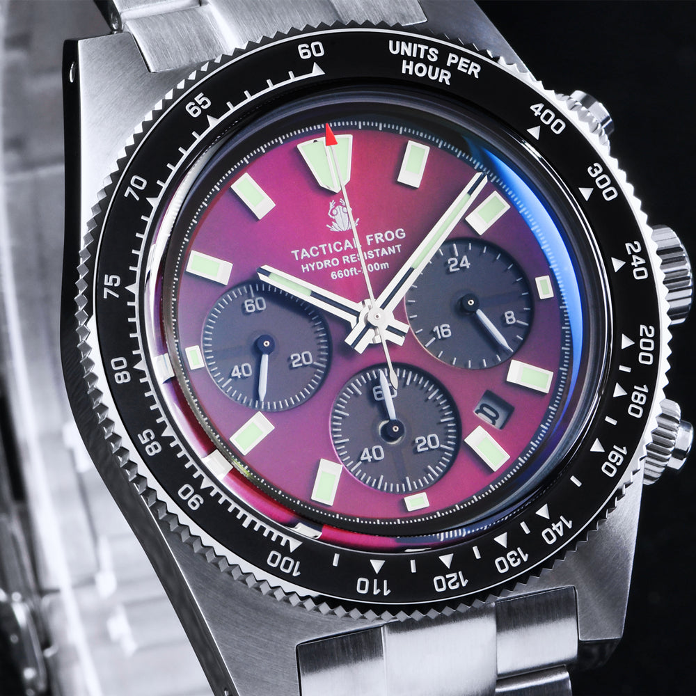 Tactical Frog Watches for Men - VS75 Solar Chronograph Watch