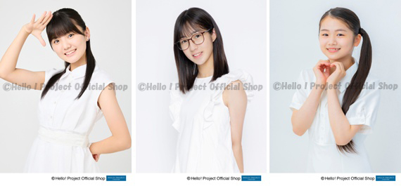 長野桃羽／林仁愛／西村乙輝 生写真『こんにちは！新メンバーです