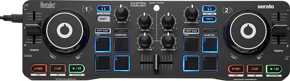 Hercules - DJControl Starlight - Mix met Serato DJ Lite