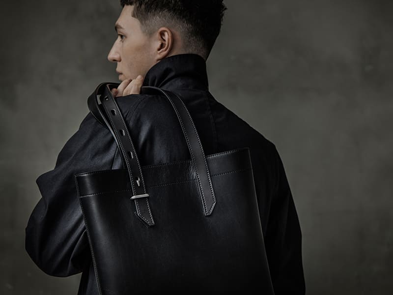 ベジタブルタンニンレザー スリムトートバッグ | MG2-ST