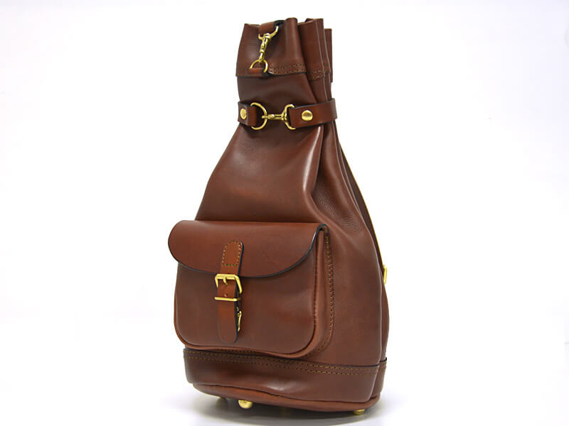 ハードレザーで仕上げたメンズ向け本格派のボンサック / 革鞄のHERZ