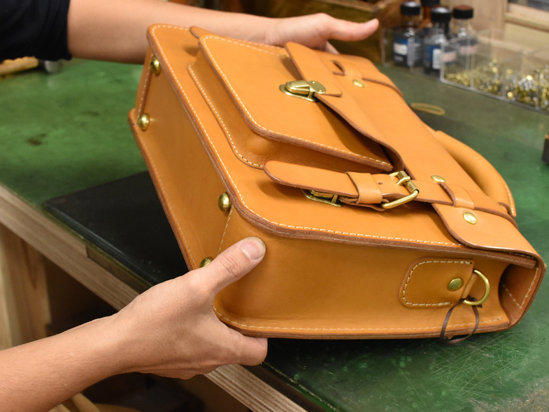 思い出の一品 vol.7 セイジ×学生鞄風・2wayビジネスバッグ(BC-16)｜革