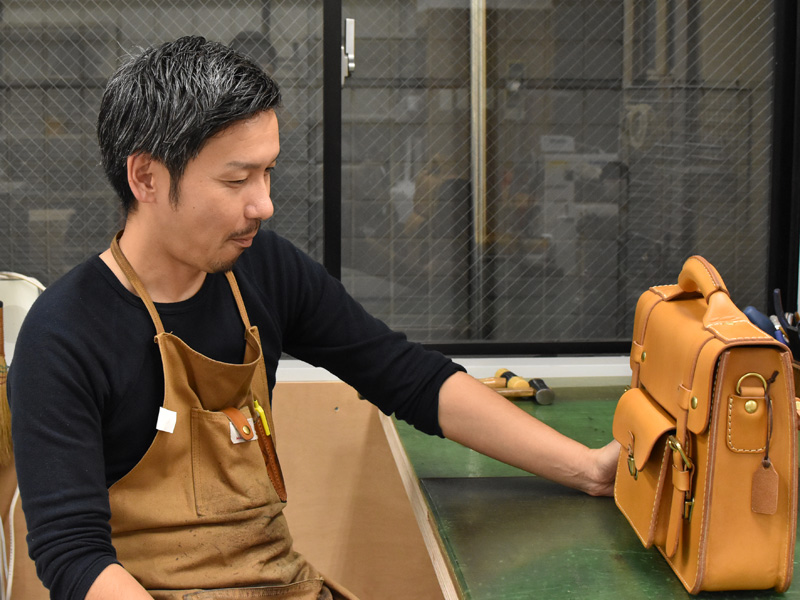 思い出の一品 vol.7 セイジ×学生鞄風・2wayビジネスバッグ(BC-16)｜革