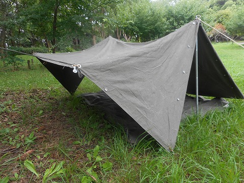 ドイツ軍 パップテント フルセット 【COTTON素材】 1960～1970年代