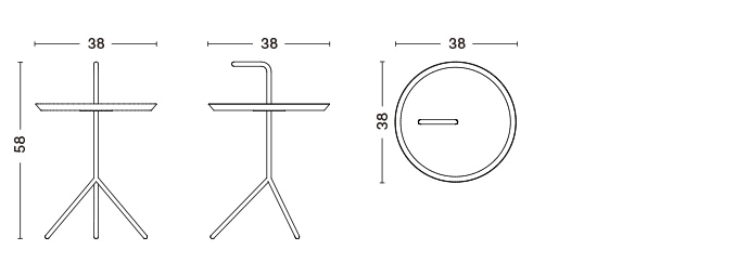 DLM / Φ38×H58 - テーブル | 【公式】HAYオンラインストア